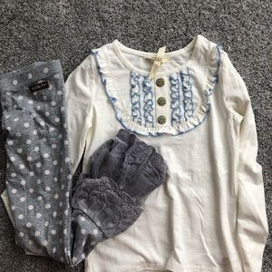 Matilda Jane size 8 shirt and bennys euc